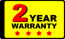 2 Year Warranty